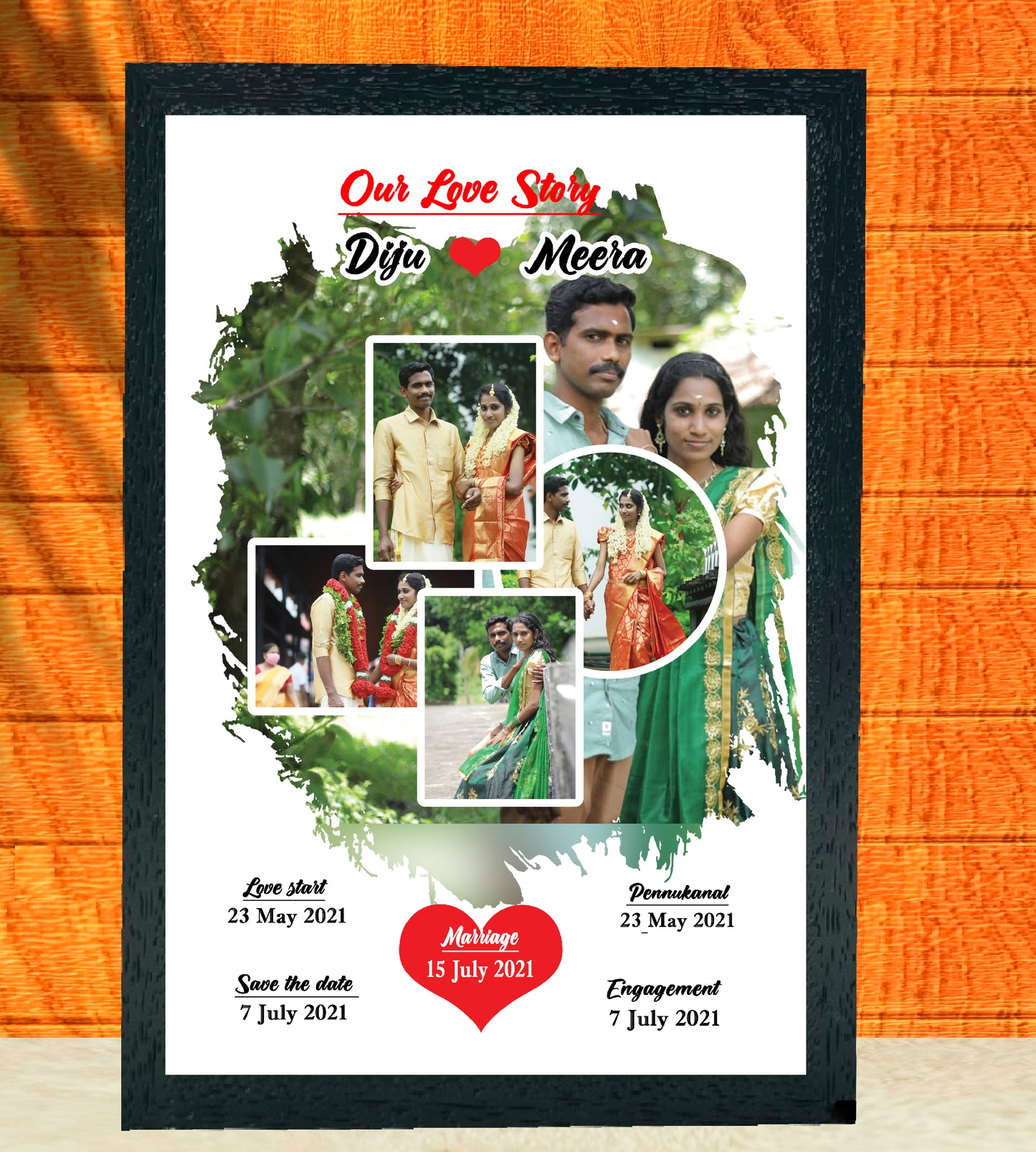 Our Story frame