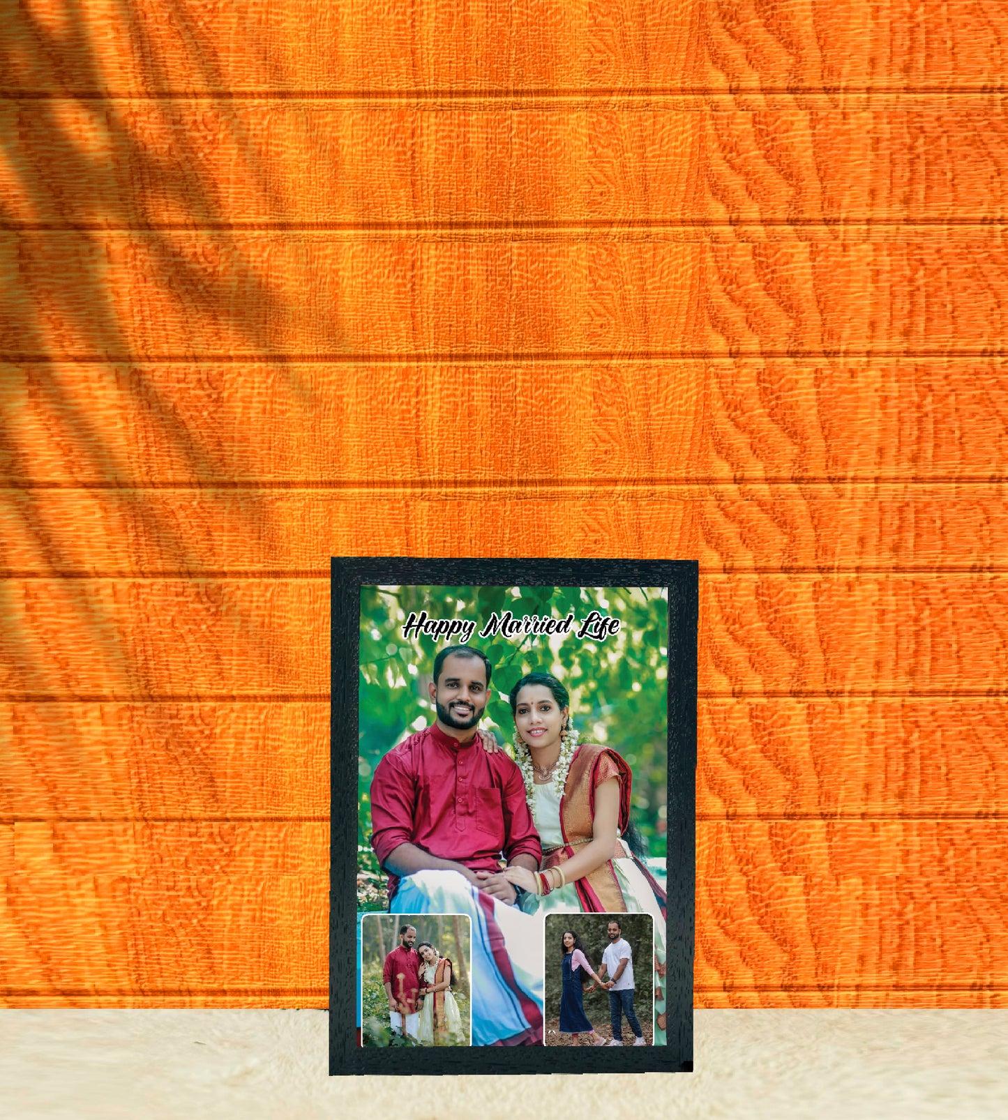 3 Photo Design with 1 Main Highlight frame