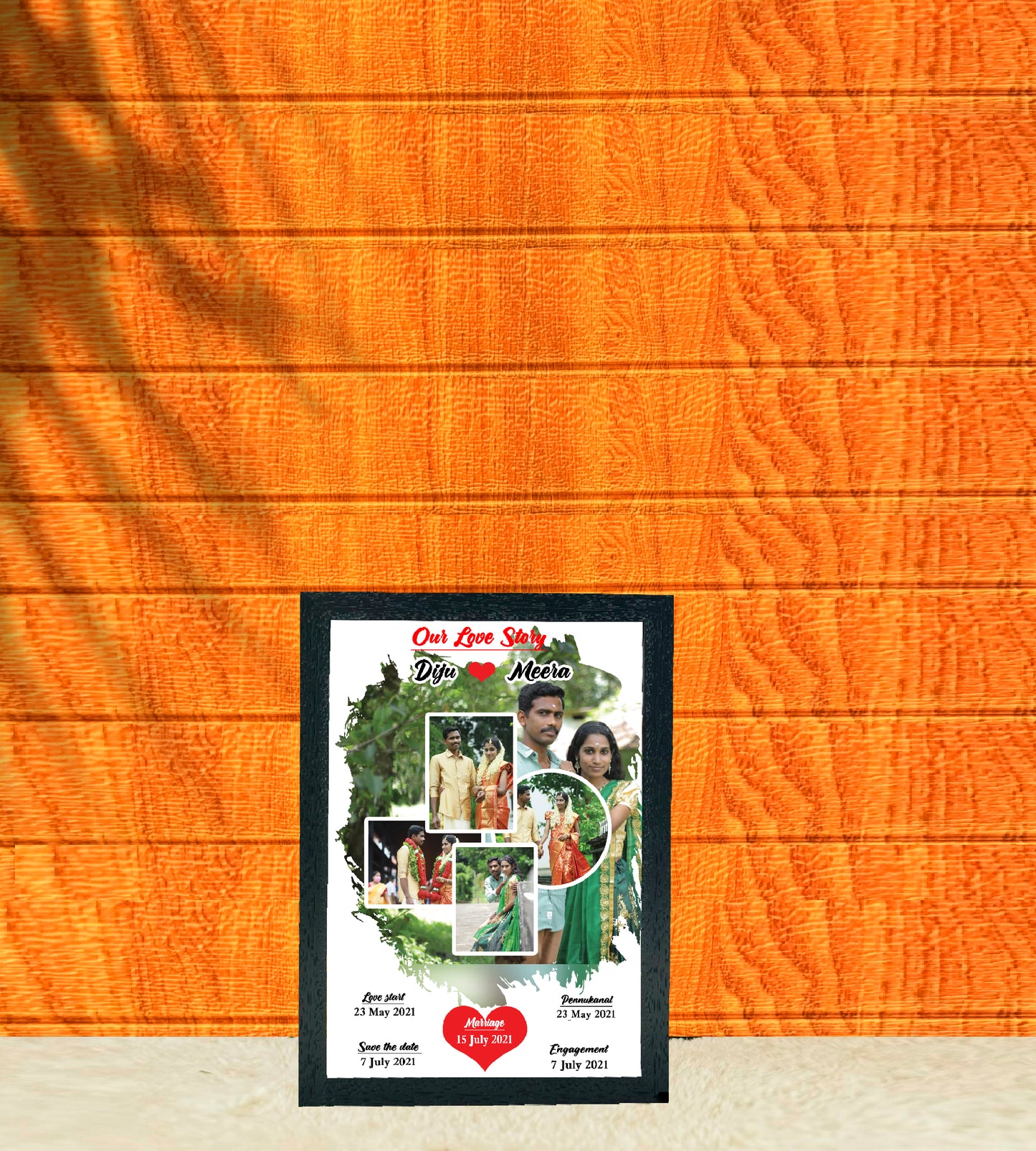 Our Story frame