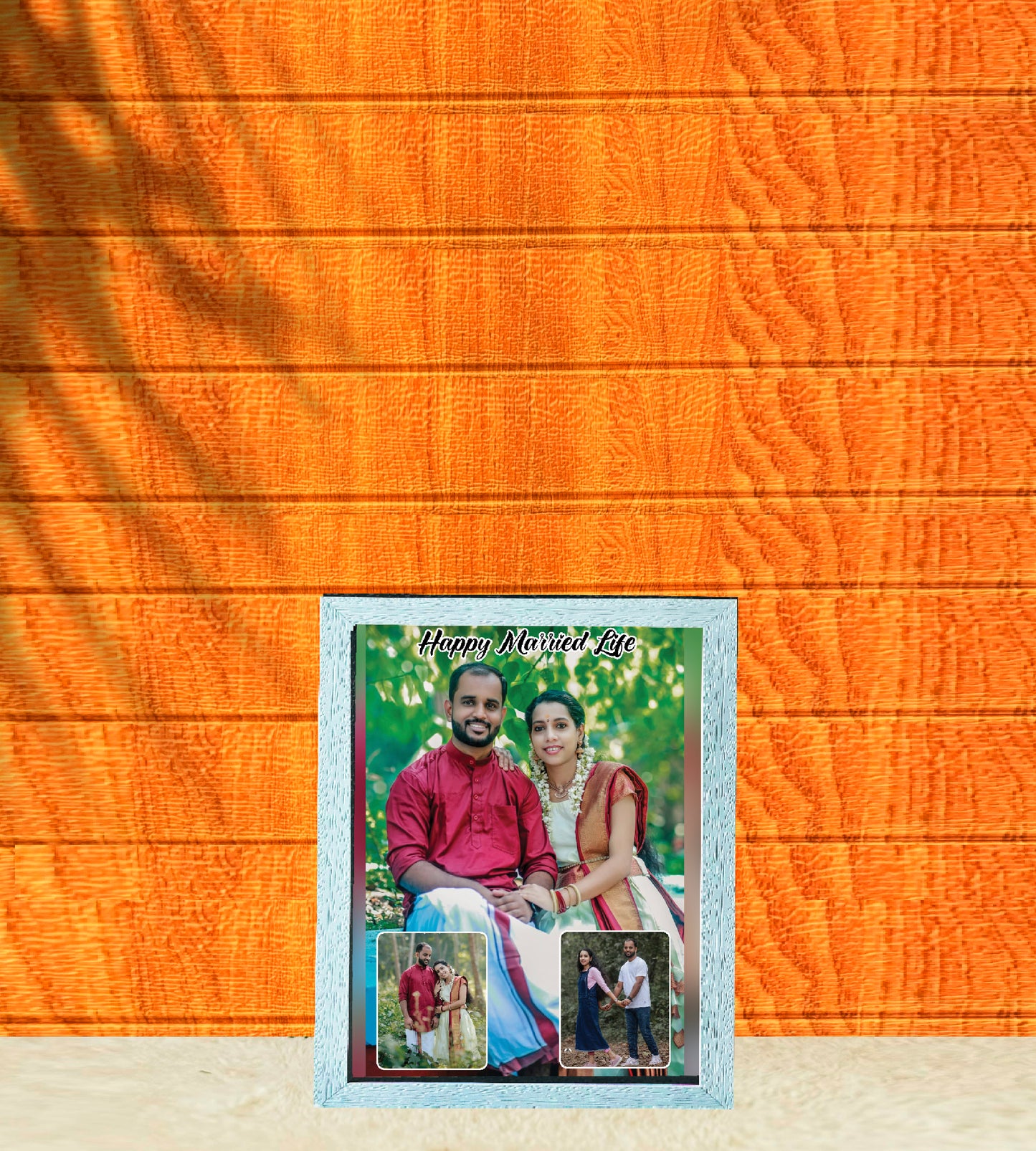 3 Photo Design with 1 Main Highlight frame