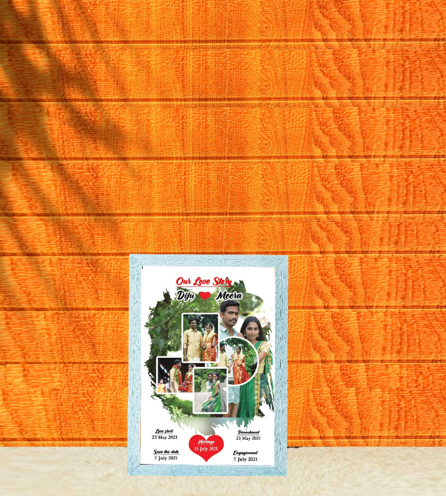Our Story frame