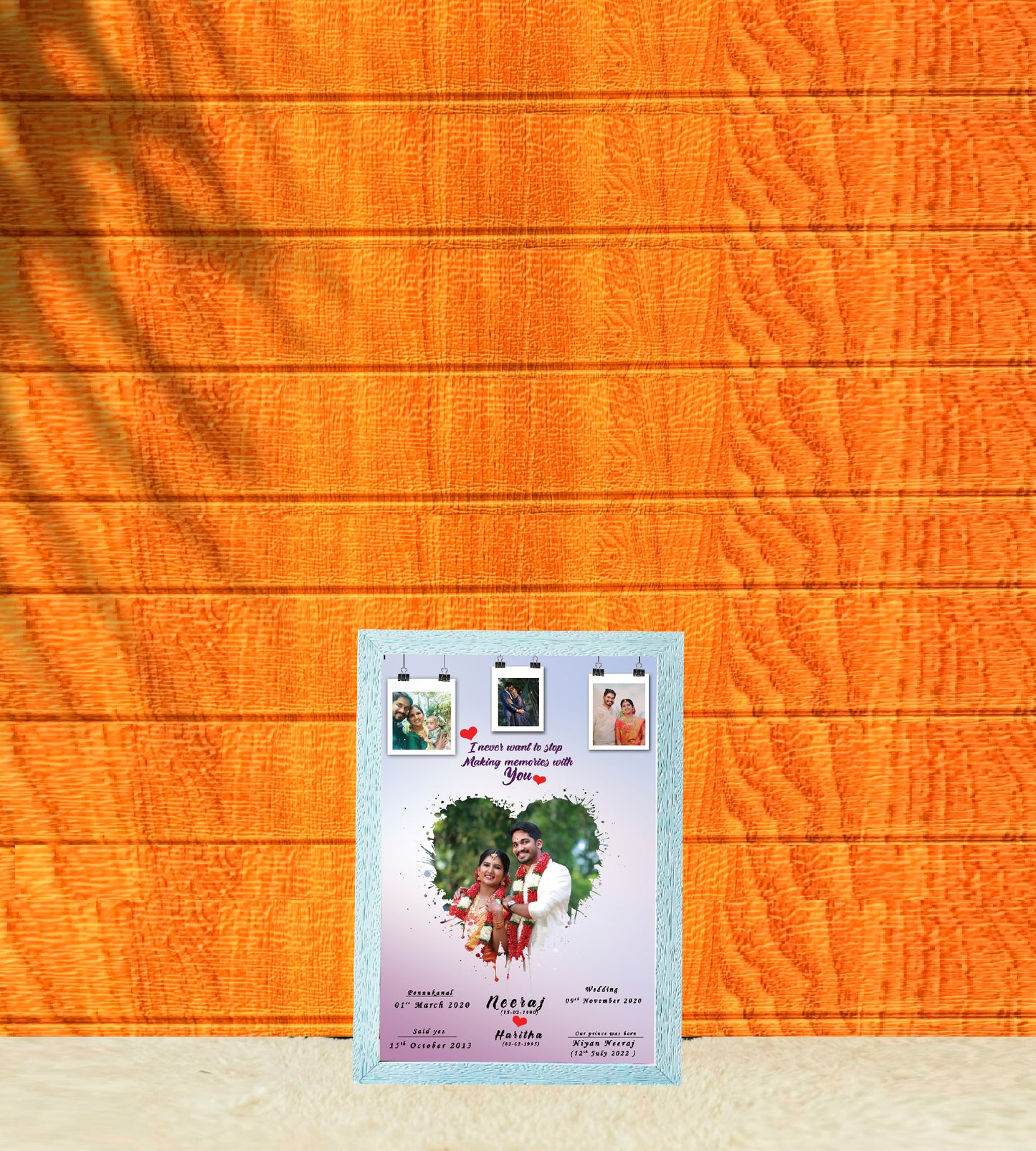 Wedding Story Frame