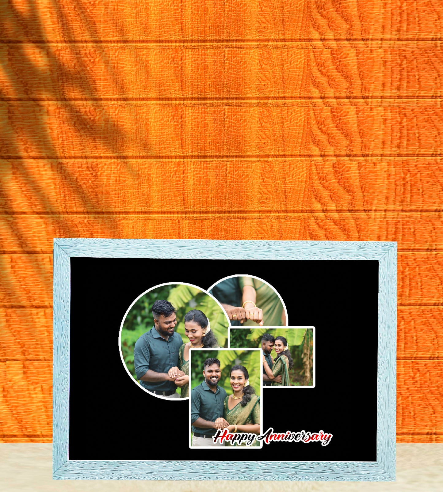 Black Theme Landscape Frame: