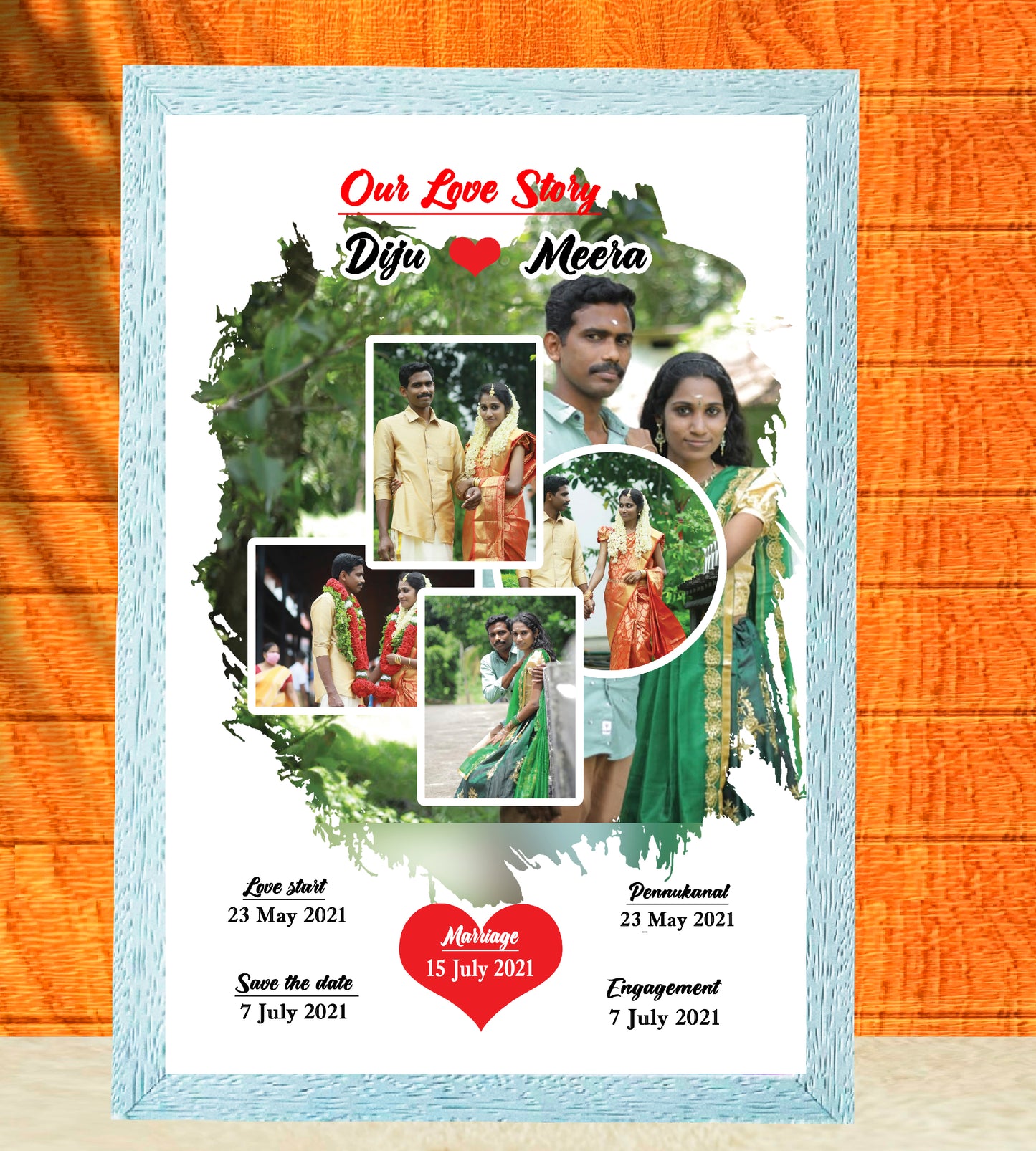 Our Story frame