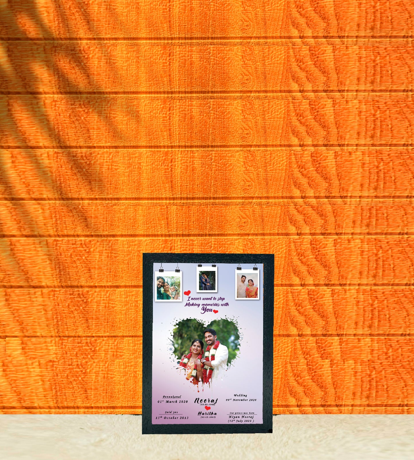Wedding Story Frame