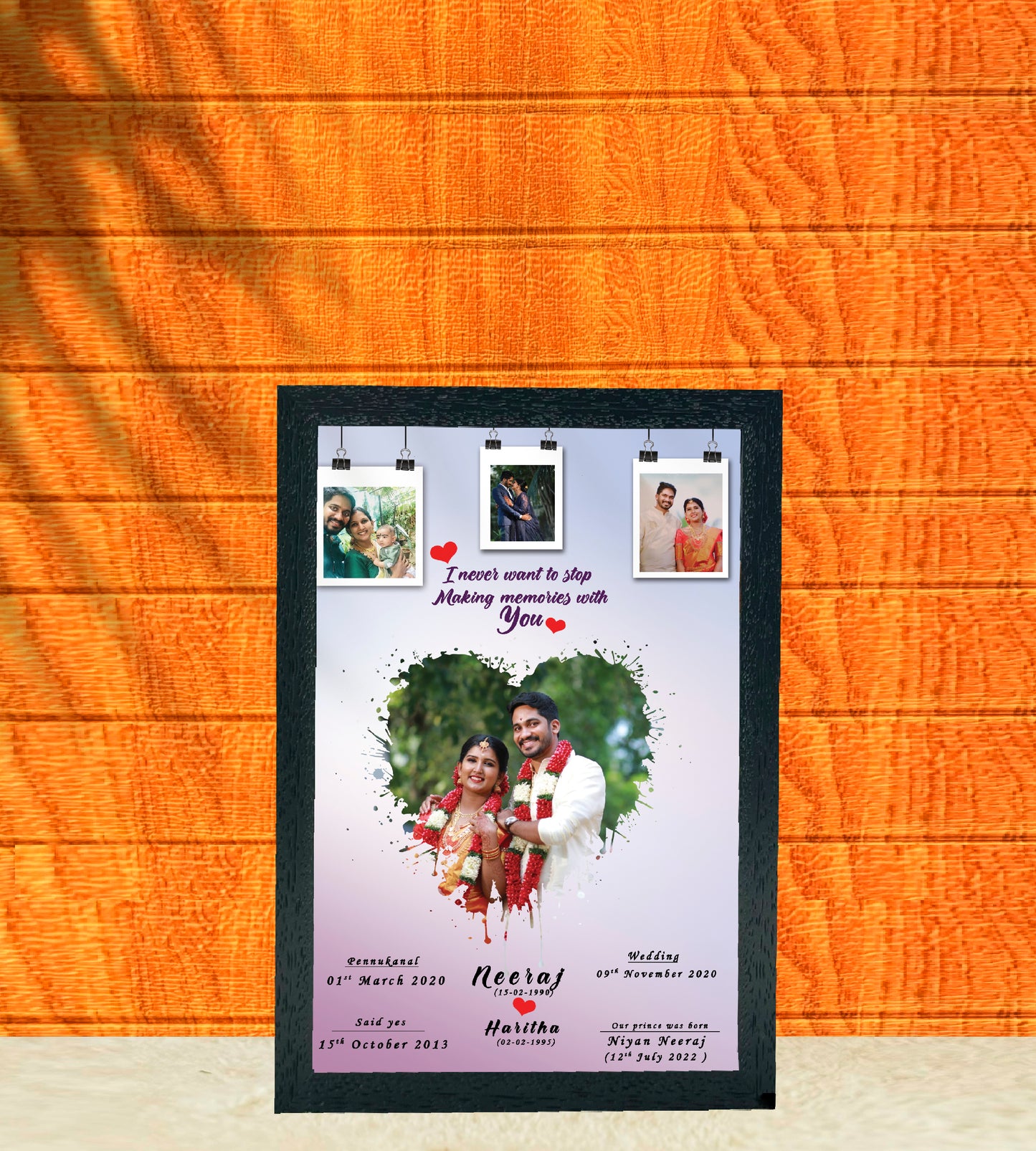 Wedding Story Frame