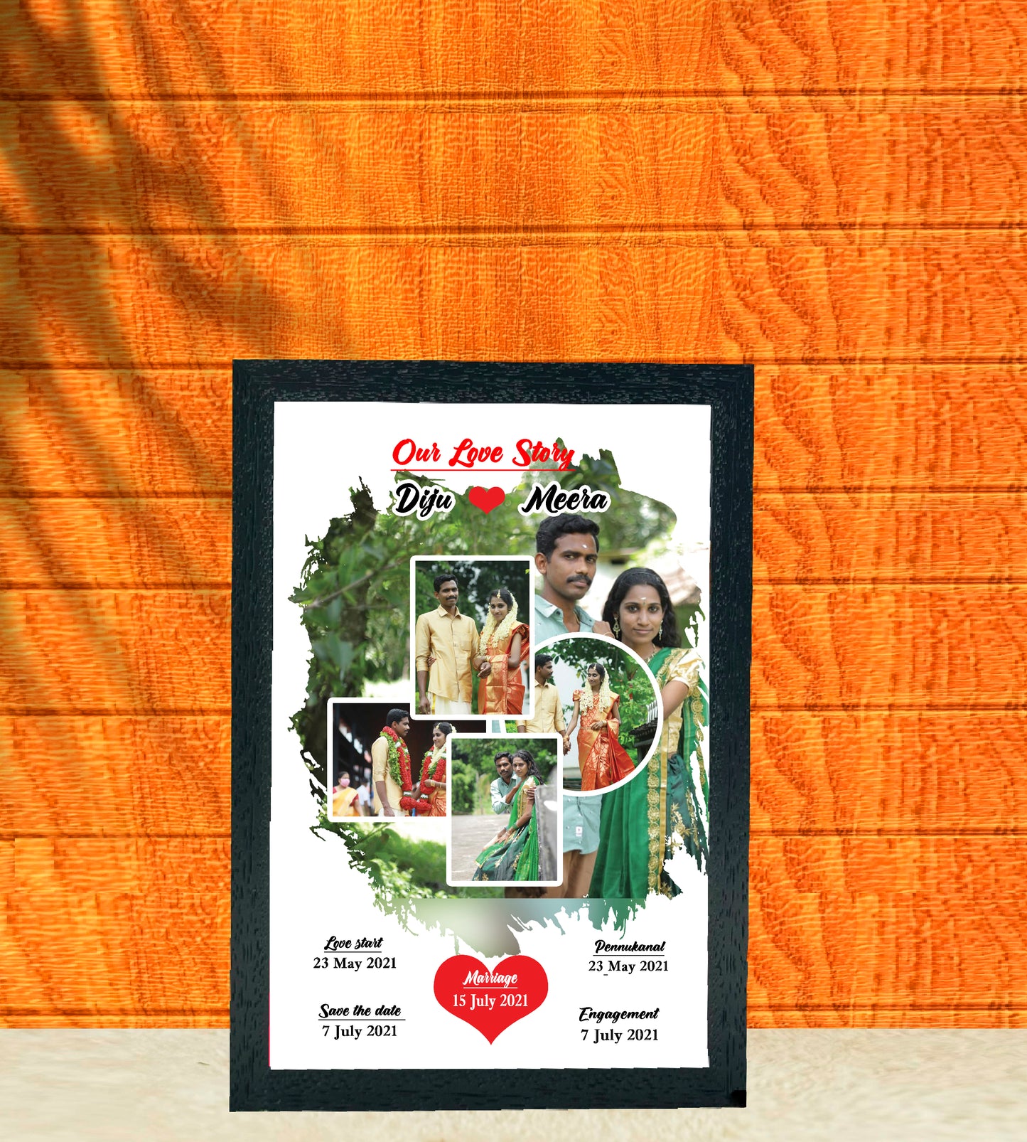 Our Story frame
